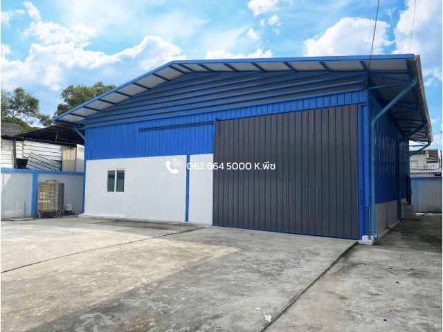 ให้เช่า โกดังพร้อมสำนักงาน 163 ตร.ม.  ใกล้แม็กซ์แวลู โลตัสนวมินทร์ รัชดา-รามอินทรา ใกล้ทางด่วน