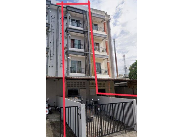 ขายอาคารพาณิชย์ ถนนเนตรดี หลัง ม.บูรพาซอยห้องพร้อมทำหอพักได้ทันที