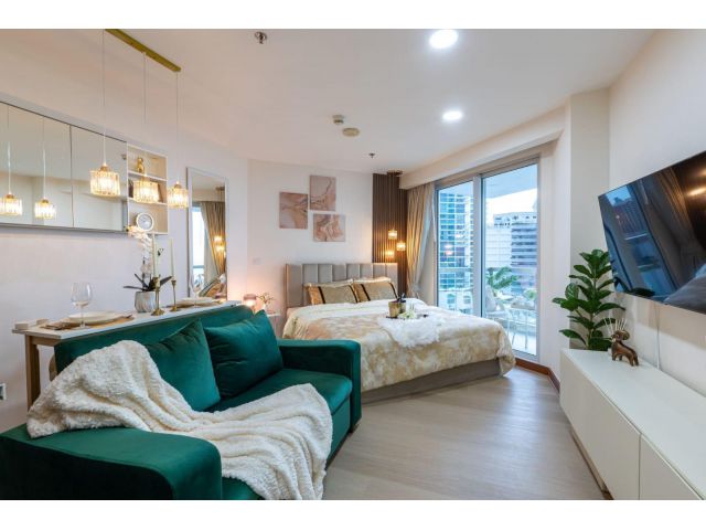 For Rent condo The Palm wongamat beach front pattaya Studio type (S03-2153R)