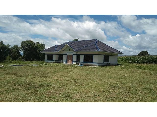 ขายด่วน! ที่โฉนดติดถนนทางหลวงชนบทสายบ้านใหม่เจริญมิตร-บ้านเจริญเมือง 8-1-50 ไร่+บ้าน 3 หลัง ต.เจริญเมือง อ.พาน