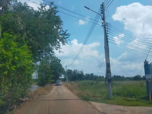 R68-056ขายที่ดิน ที่นา บางคล้า ฉะเชิงเทรา ขนาด 6-3-22ไร่ ติดถนน 2ด้าน มีน้ำ มีไฟฟ้า มีเพื่อนบ้าน หน้ากว้าง 110เมตร เดินทางสะดวก ใกล้ถนน 304 ถนน