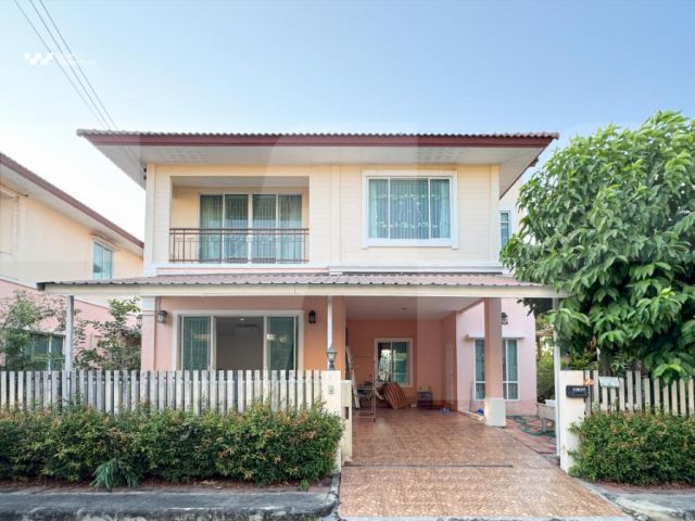 ขายต่ำกว่าตลาด, บ้านเดี่ยวพร้อมอยู่ 54.5 ตร.วา เวสเทิร์นทาวน์ ริมถ.บ้านกล้วย-ไทรน้อย นนทบุรี ใกล้วัดลาดปลาดุก