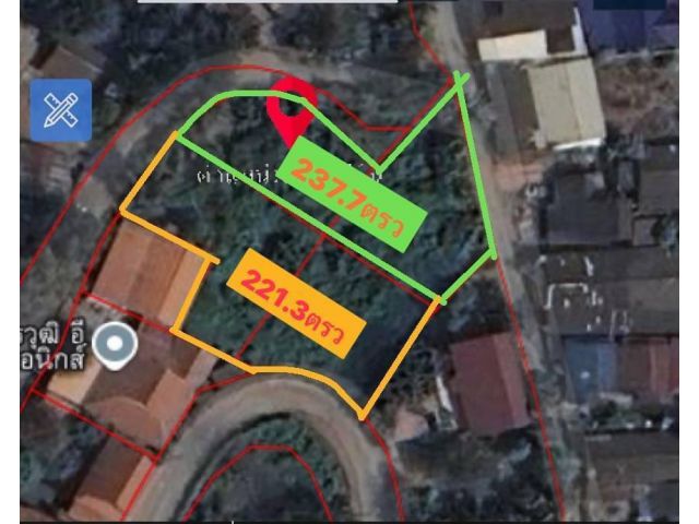 ขายที่ดิน 422 วา บริเวณบ้านสันลมจอย