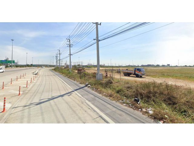 ขายที่ดิน 75 ไร่ ติดถนนราชพฤกษ์ ต.บ้านฉาง อ.เมืองปทุมธานี จ.ปทุมธานี