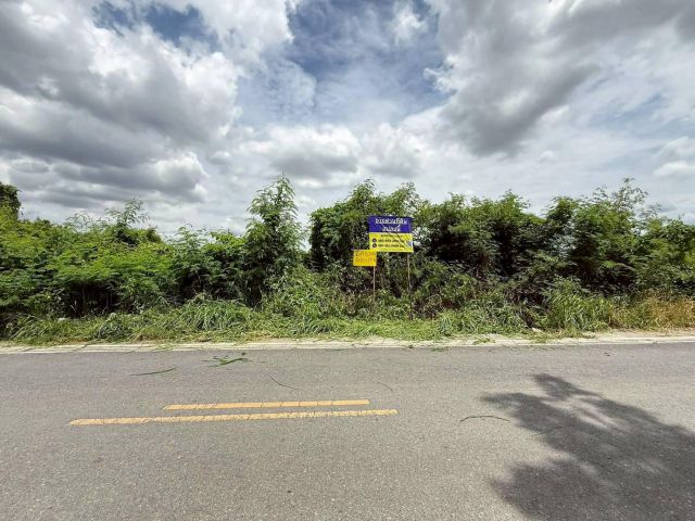 Vายถูก️ที่ดินลำโพ 50 ตารางวาติดถนนลาดยางสาธารณะซอย ลำโพ 25 อ.บางบัวทอง จ.นนทบุรี095-879-4465