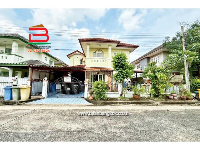 บ้านเดี่ยว หมู่บ้าน ประดับดาว 1-4 ท่าอิฐ เนื้อที่ 50.8 ตร.ว (ใกล้ BTSสายสีม่วงสถานีบางรักน้อย)