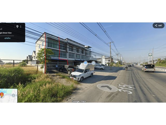 อาคารพาณิชย์มือสอง 3 ชั้น พนัสนิคม ชลบุรี เนื้อที่ 0-0-34 ไร่