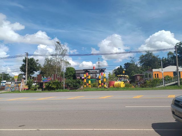 ขายที่ดิน ติดถนนใหญ่ 4 เลน หนองแวง อ.สมเด็จ จ.กาฬสินธุ์ เนื้อที่ 15-1-0 ไร่