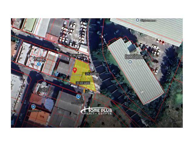 ที่ดินซอยรัชดา10 เนื้อที่ 93 ตารางวา (ใกล้โรงเรียนเตรียมอุดมศึกษาพัฒนาการ รัชดา)