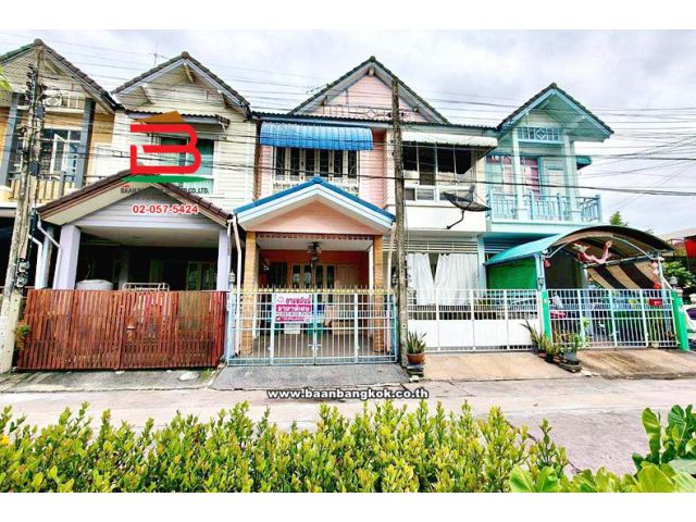 ทาวน์โฮม เนื้อที่ 16.9 ตร.ว. Silk Village Saimai 54 : ซิลค์ วิลเลจ สายไหม 54 ใกล้ปตท.สายไหม 56 ถนนพหลโยธิน แขวงสายไหม เข