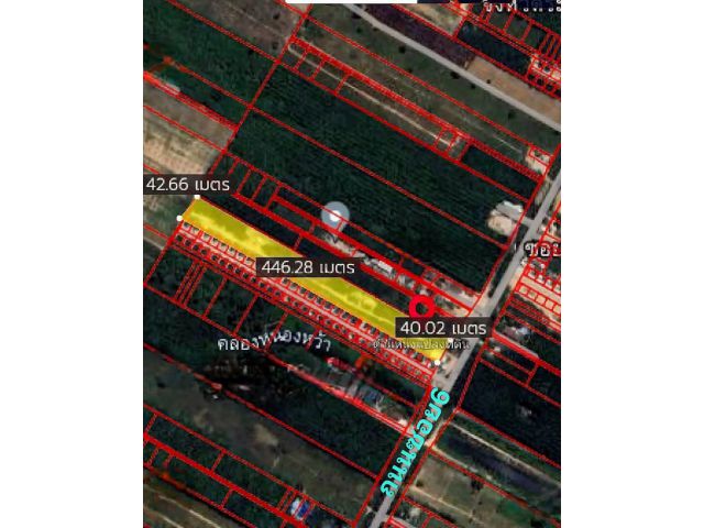 ขายที่ดินติดถนนซอย6 อ.นิคมพัฒนา จ.ระยอง พื้นที่11 ไร่ 40 ตารางวาครับ ที่ดินมีไฟฟ้า, น้ำประปา