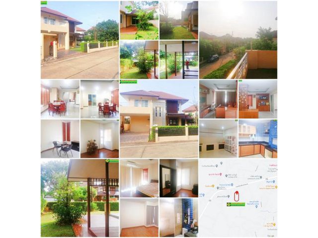 บ้าน 2 ชั้นโครงการเฮอริเทจ โนนม่วง ใกล้มหาวิทยาลัยขอนแก่นและทางเลี่ยงเมืองแค่ 200ม. ถนนกว้าง ดูสะอาดตาไม่เกิน 80 หลังคา