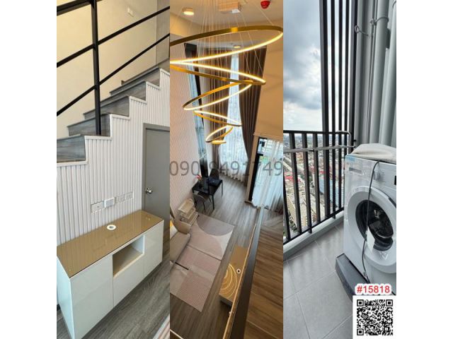 เช่า คอนโด Ideo รามคำแหง-ลำสาลี สเตชั่น Studio Hybrid type ชั้น 30 ใกล้ MRT แยกลำสาลี