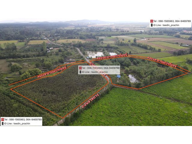 ขายที่โฉนดไร่ละ 110,000 ติดถนน ลาดยาง ติดคลอง พร้อมบ้าน 1 หลัง