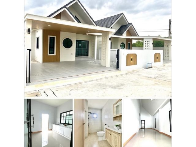 บ้านเดี่ยว หลุดจอง พานทอง - อ้อมแก้ว 2 ห้องนอน | 2 ห้องน้ำ | 2 ที่จอดรถ