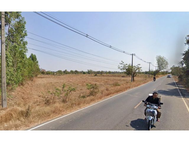 ขายที่ดินติดถนน ตำบลโคกไทย อำเภอปักธงชัย จังหวัดนครราชสีมา 10-0-64 ไร่