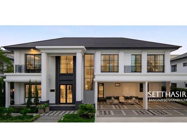 ให้เช่า บ้านเดี่ยวหรู โครงการเศรษฐสิริ บางนา–สุวรรณภูมิ ทำเลดีเยี่ยม ใกล้เมกาบางนา