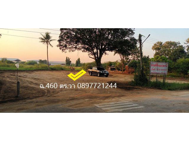 ขายด่วน ที่ถมแล้ว น้ำไม่ท่วม อยูหลังตลาดนัด