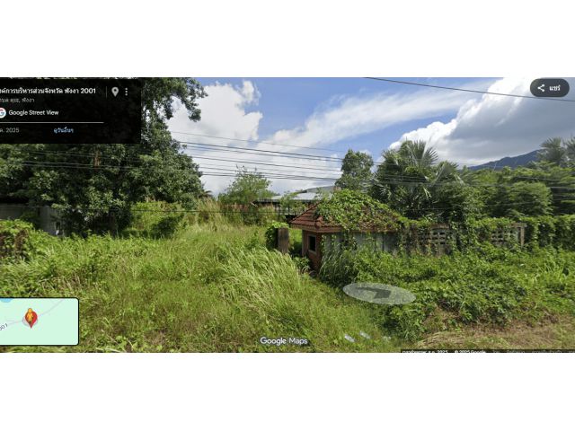 ที่ดินเปล่าพร้อมสิ่งปลูกสร้าง ตะกั่วทุ่ง พังงา เนื้อที่ 10-0-0 ไร่