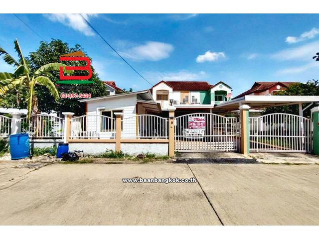 บ้านแฝด บ้านซื่อตรง ดอนเมือง เนื้อที่ 55 ตรว. (ใกล้เทศบาลเมืองคูคต) ถนนลำลูกกา ตำบลคูคต อำเภอลำลูกกา ปทุมธานี