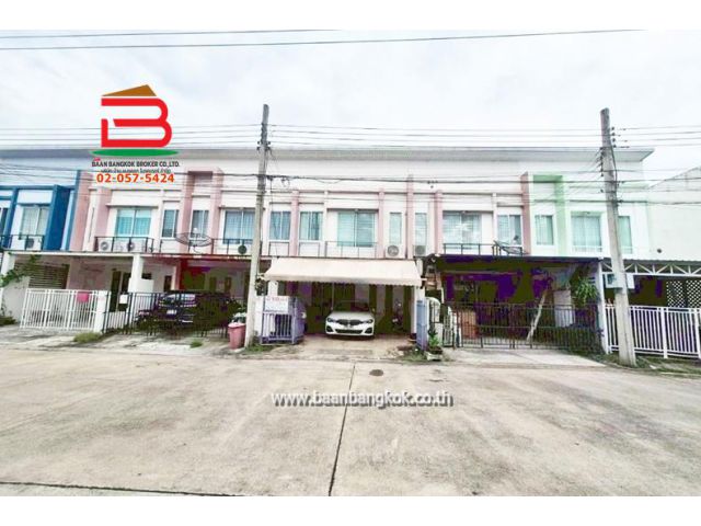 ให้เช่า ทาวน์โฮม RK PARK Saimai-Watcharapol (อาร์เค พาร์ค สายไหม-วัชรพล) เนื้อที่ 25.7 ตรว. แขวงสายไหม เขตสายไหม