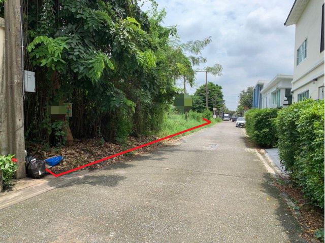 ขายที่ดิน ซ.รามอินทรา 31 ใกล้รถไฟฟ้าสายสีชมพู ขนาด 265 ตารางวา ถมแล้ว เหมาะสร้างบ้าน อพาร์ทเม้นท์