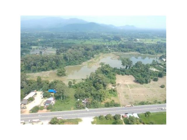 ที่ดินแปลงเล็ก  ติดถนนใหญ๋ เส้น บ้านนา  เเก่งคอย  2 แปลง