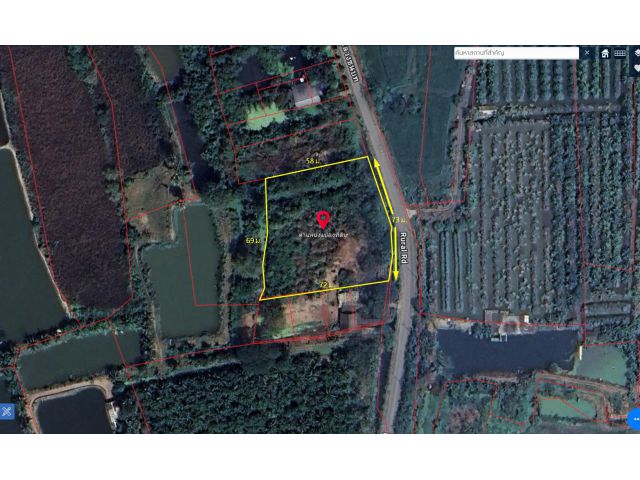 ขายที่ดินเนื้อที่ 2ไร่3งาน91ตรว.อยู่ใกล้อบต.ท่าพระยา ห่างจากถนนเพชรเกษม 1.5 กม.