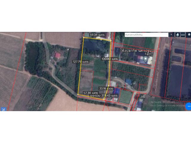 ขายที่ดินเปล่าเนื้อที่ 5 ไร่ (2โฉนด) ต.หนองงูเหลือมใกล้วัดหนองงูเหลือม