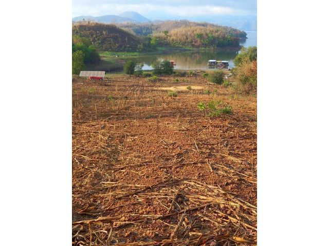 ขายที่ดินติดน้ำริมเขื่อนศรีนครินทร์57ไร่ท้านแปลงที่ดินเป็นเนินเขาขายไร่ละ5หมื่นเหมาะทำแพพักแพล่องลานกางเต็นท์เอกสารใบภดส.3