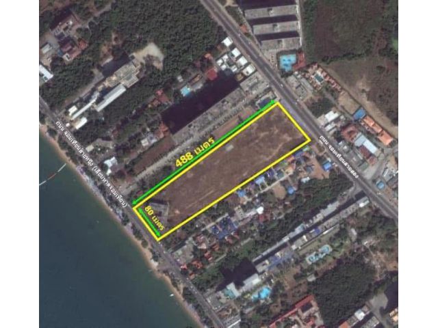 Land for sale Pattaya ขายที่ดินติดทะเลพัทยาจอมเทียน