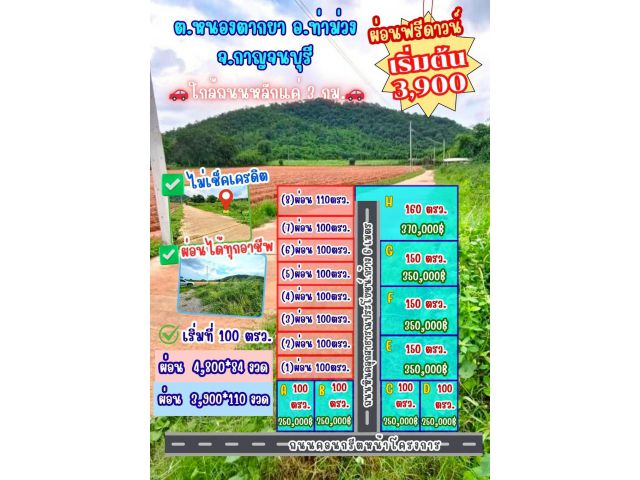 ืัที่ดิน ท่าม่วง จ.กาญจนบุรี