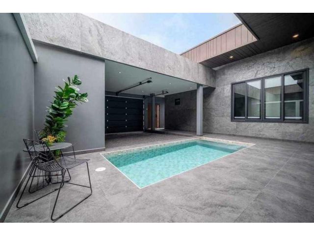 H418 ให้เช่าบ้านเดี่ยว พร้อมสระว่ายน้ำ 4 ห้องนอน  พัทยากลาง-เนินพลับหวาน พัทยา