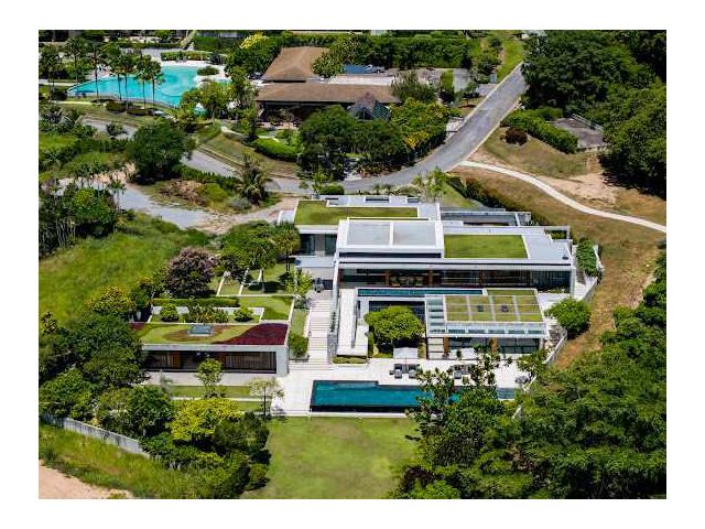 H523 ขายบ้านเดี่ยวหลังใหญ่ สไตล์โมเดิร์น CASCADES BANG SARAY 2 ไร่ 90 ตรว.