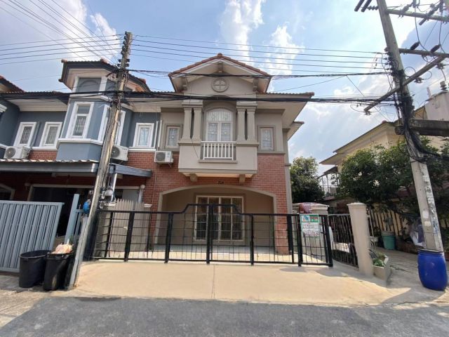 ขาย/ให้เช่าทาวน์เฮ้าส์2ชั้น หมู่บ้านพฤกษาวิลล์2 ดอนเมือง หลังมุม บ้านสวยพร้อมอยู่ Pruksa Ville 2 Donmuang