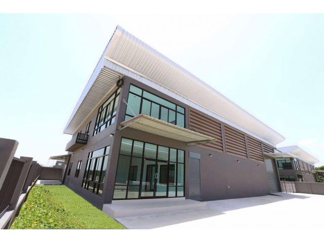 ที่ดิน + พร้อมรับสร้างโกดัง โรงงาน ออฟฟิศใหม่ ย่านบางบัวทอง นนทบุรี 340
