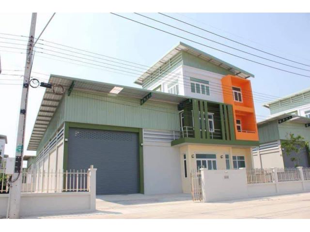 ที่ดิน + พร้อมรับสร้างโกดัง โรงงาน ออฟฟิศใหม่ ย่านบางบัวทอง นนทบุรี 340