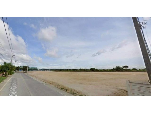 R68-05ขายที่ดินบางนา-ตราด ก.ม.23, เนื้อที่ 15 ไร่ผังเมืองสีม่วง เหมาะสำหรับสร้างโรงงาน, อุตสาหกรรมหนัก, และโกดังคลังสินค้า