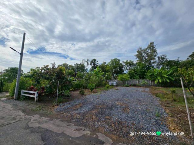 ขายที่สวนเดินทางง่าย ใกล้ มศว.องครักษ์ ย่านคลอง 16