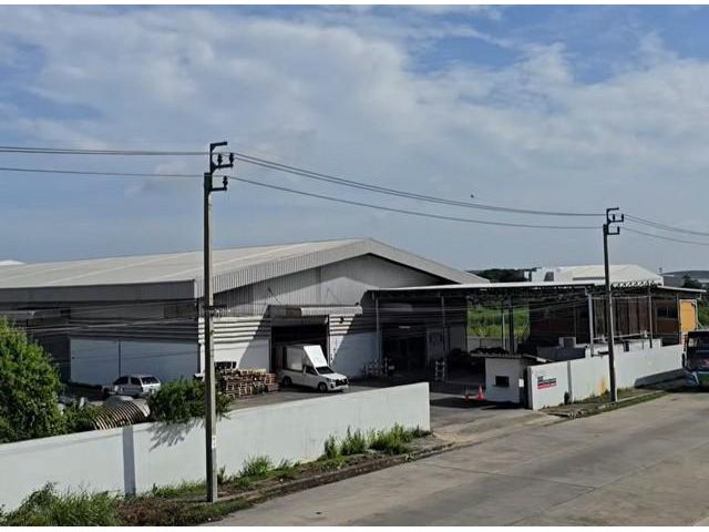 ขายโรงงาน โกดังพร้อมที่ดินเปล่า 7 ไร่กว่า พื้นที่สีม่วง บางนา กม.