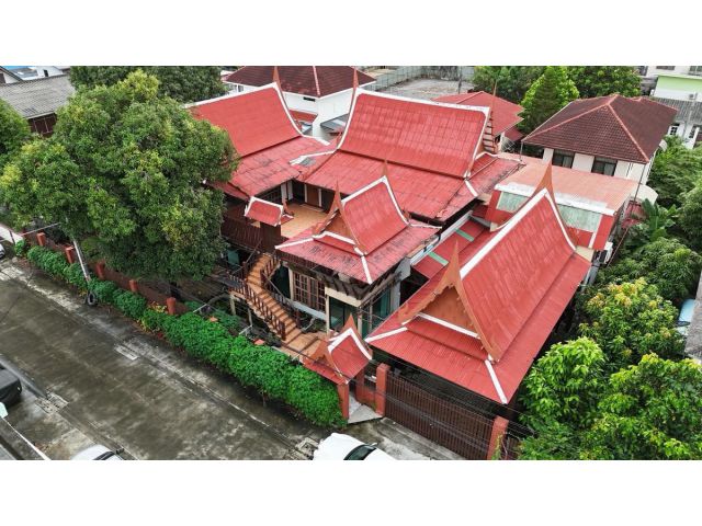 ขาย บ้าน เรือนไทยโบราณ 2 หลัง ไม่ใช้ตะปู ที่ดิน 160 ตรวา หมู่บ้านเศรษฐกิจ บางแค