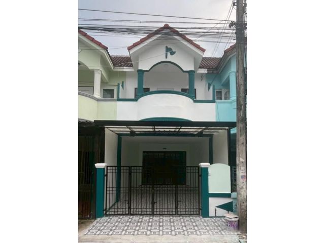 ขายหมู่บ้านพรทวีวัฒน์ 1 ถนนเมน ใกล้ถนนคลองหลวง ถนนพหลโยธิน และถนนรังสิต-นครนายก