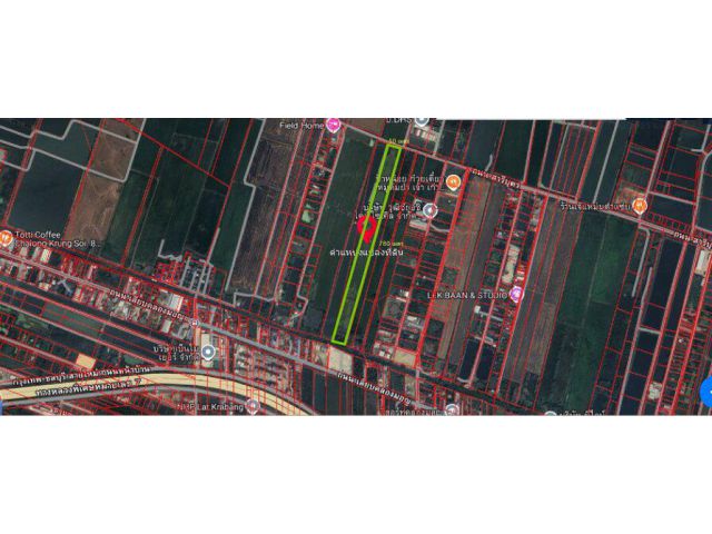 ขายที่ดินเปล่า เนื้อที่ 23-1-96 ไร่ ถนนสารีบุตร แขวงทับยาว เขตลาดกระบัง กทม.