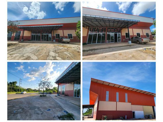 อาคารโกดังให้เช่า เมืองหนองคาย 800ตรม สูง 9เมตร ติดถนนใหญ่ พระธาตุบังพวน ทางไปหนองสองห้อง โทร 0993902641