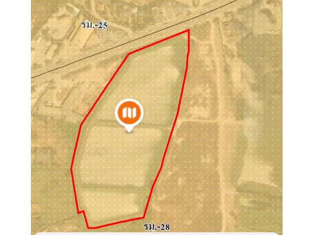 ขายที่ดินสวยติดถนนสุขประยูรมาบโป่งชลบุรี24 ไร่ 3 งาน 20 ตร.วา