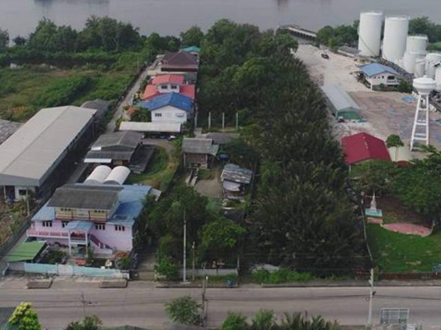 L980 ขายที่ดินติดแม่น้ำท่าจีน 3 ไร่ เมืองสมุทรสาคร