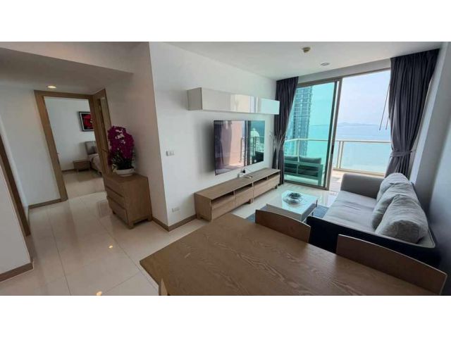 C1197 ให้เช่าคอนโด The Riviera Wongamat Beach 2 ห้องนอน วิวทะเล