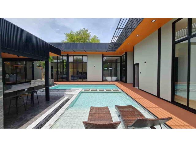 ขายถูกมาก!! พูลวิลล่าทำเลทอง อ.สัตหีบ จ.ชลบุรี บ้านใหม่แต่งสวย เฟอร์ครบ มีเพจ มีฐานลูกค้า เริ่มธุรกิจได้ทันที หรืออยู่เอ