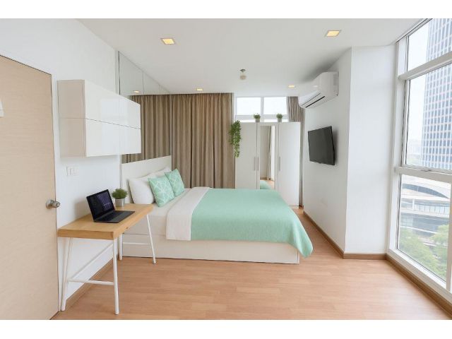 ขายคอนโด The Coast Condo ชั้น 12A ห้องมุม แต่งครบพร้อมเข้าอยู่ ทำเลดี ติดทางด่วน ใกล้ BTS บางนา