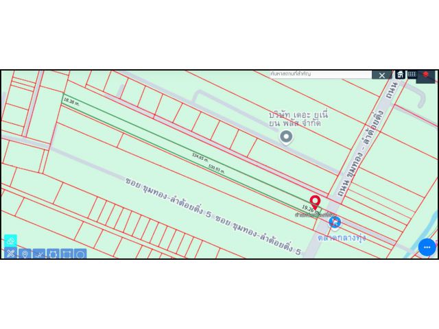 ขายที่ดินโซน ลาดกระบัง ตำบล ทับยาว อำเภอ เจียระดับ จังหวัด กรุงเทพฯ พื้นที่ 6-0-38 ไร่ พื้นที่สีเขียว